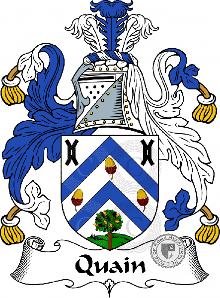 Coat of arms of family Quain