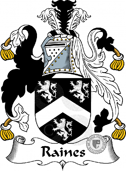 Coat of arms of family Raines