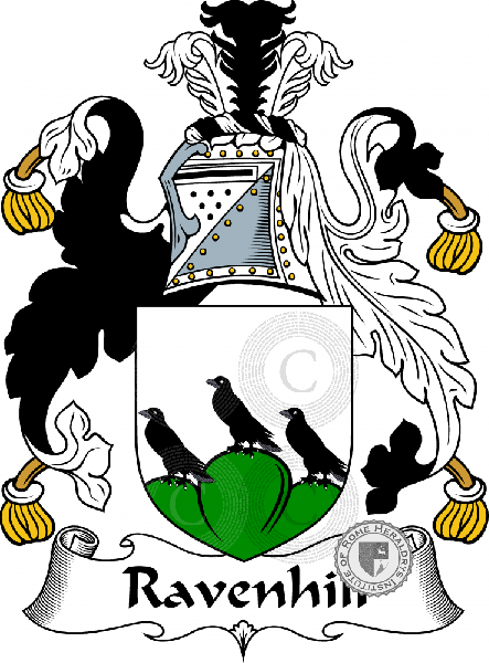 Coat of arms of family Ravenhill