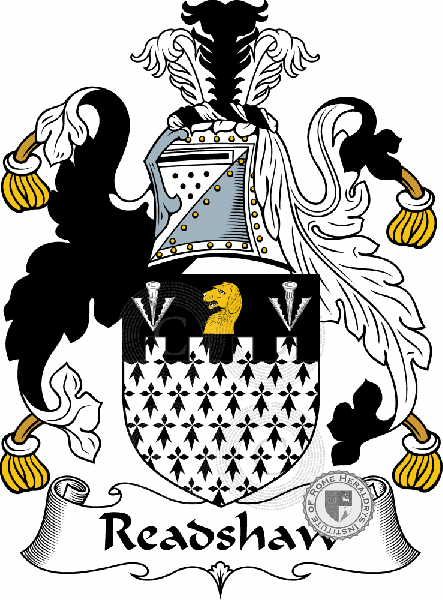 Wappen der Familie Readshaw