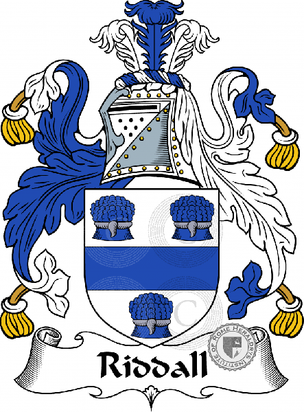 Coat of arms of family Riddall