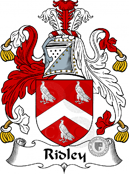 Coat of arms of family Ridley