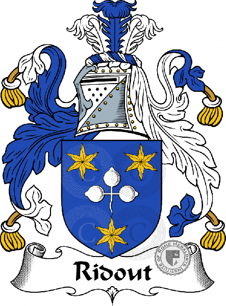 Coat of arms of family Ridout