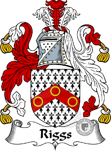 Coat of arms of family Riggs