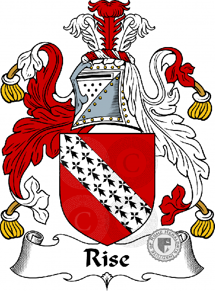 Coat of arms of family Rise