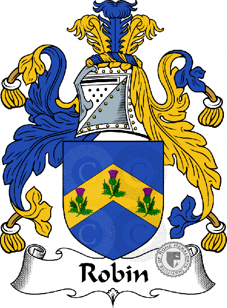 Coat of arms of family Robin