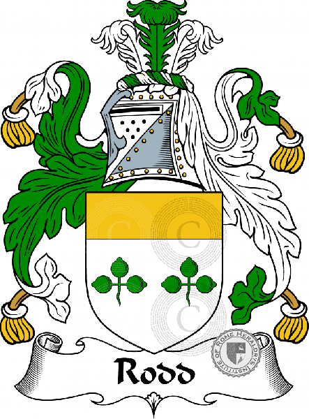 Wappen der Familie Rodd