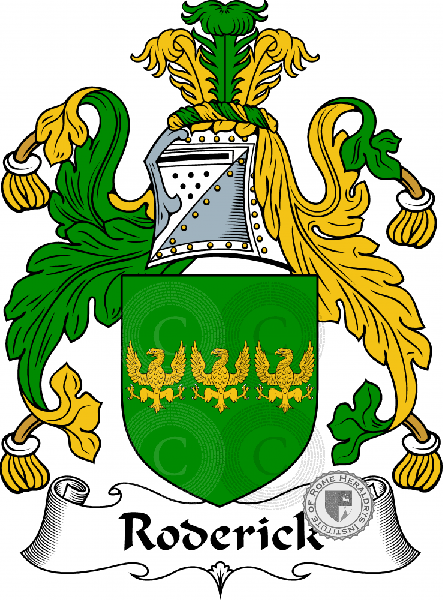 Coat of arms of family Roderick