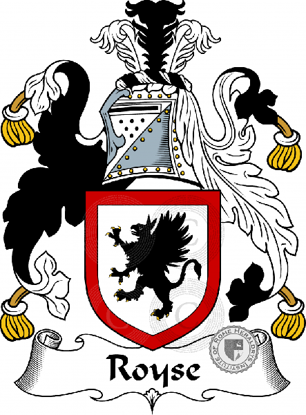 Coat of arms of family Royse