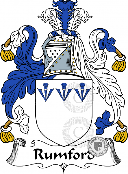 Coat of arms of family Rumford