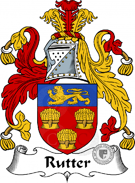 Coat of arms of family Rutter