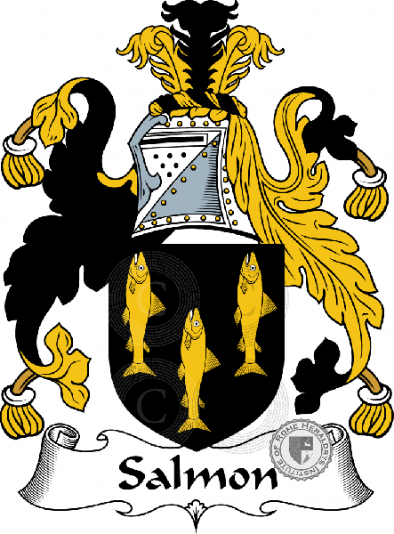 Coat of arms of family Salmon