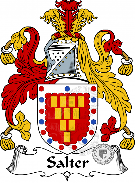 Coat of arms of family Salter