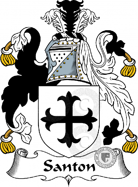 Coat of arms of family Santon