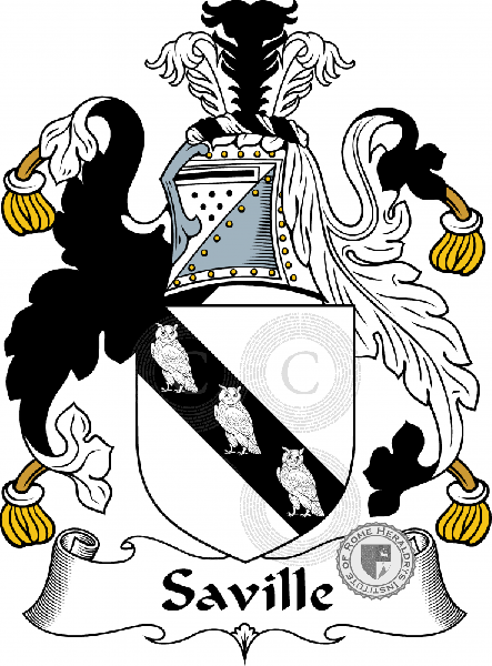 Coat of arms of family Saville