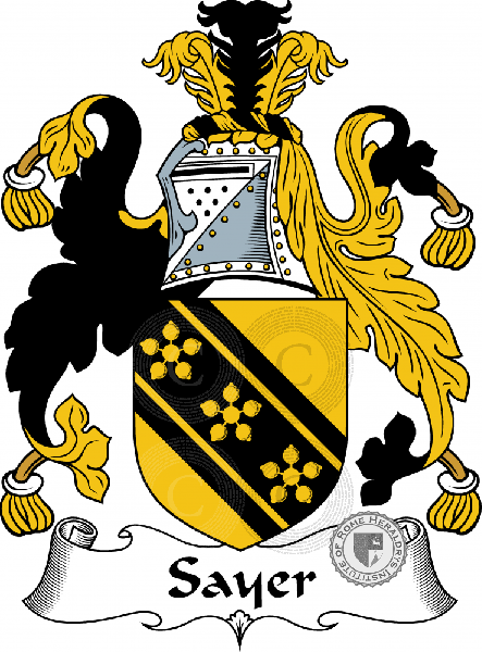 Coat of arms of family Sayer