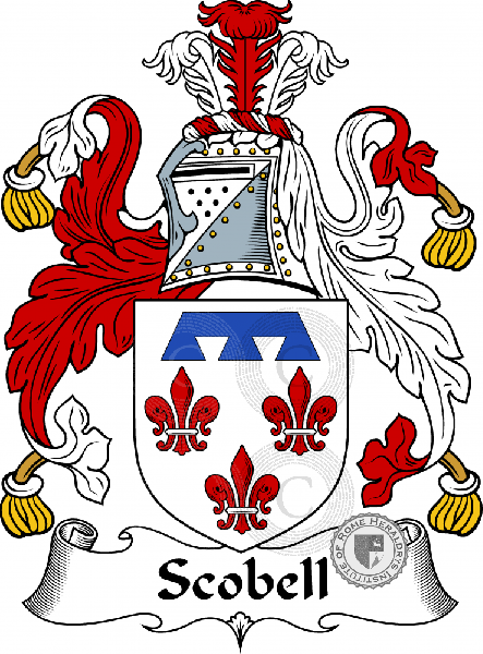 Coat of arms of family Scobell