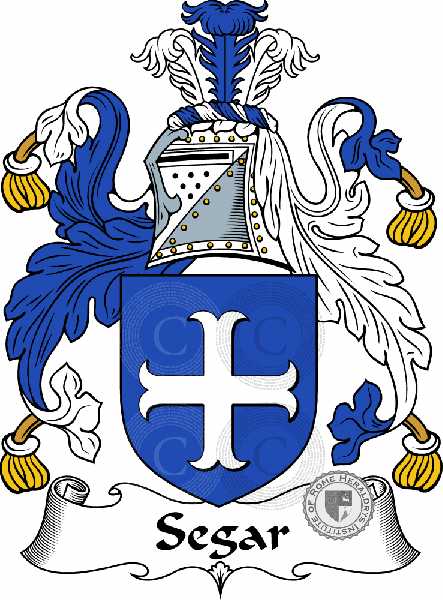 Coat of arms of family Segar