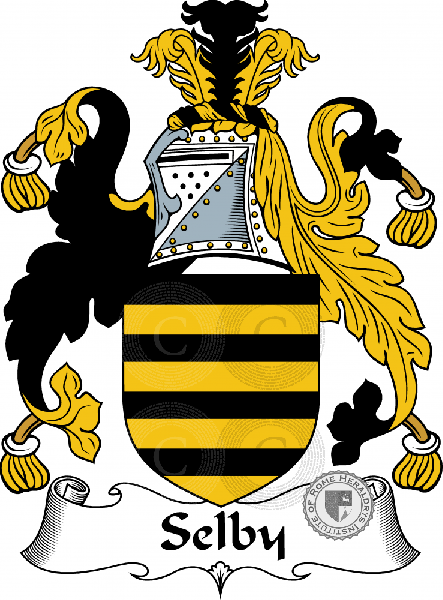 Coat of arms of family Selby