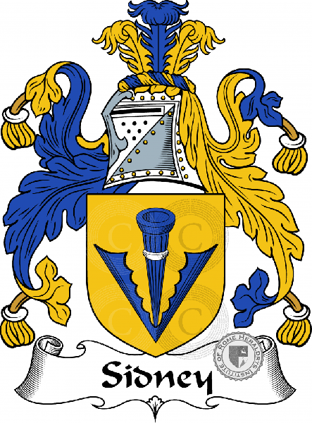Coat of arms of family Sidney