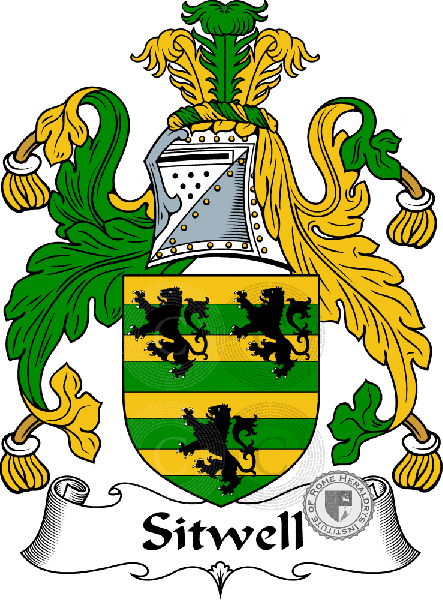 Coat of arms of family Sitwell