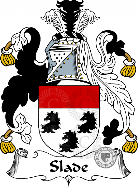 Coat of arms of family Slade
