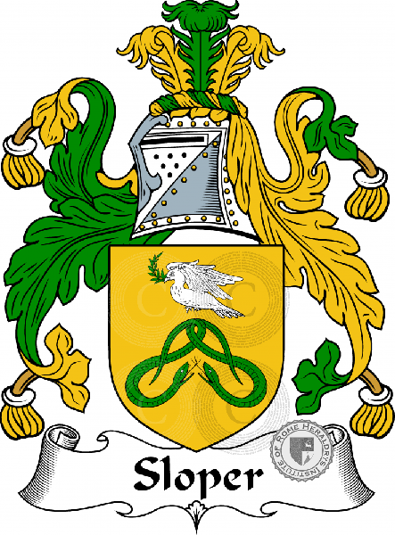 Coat of arms of family Sloper