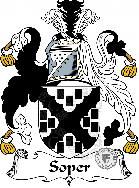 Coat of arms of family Soper