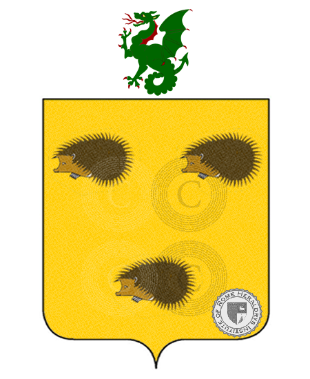 Coat of arms of family parenza    