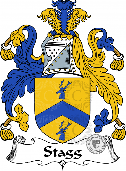 Coat of arms of family Stagg
