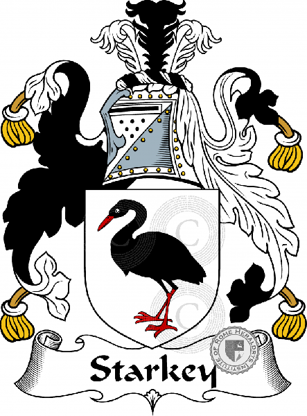 Coat of arms of family Starkey