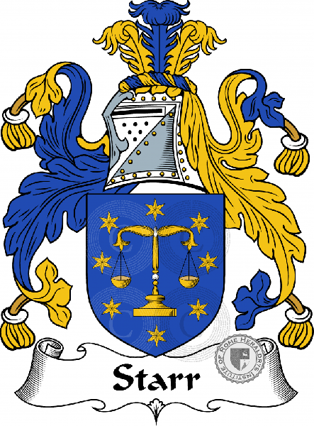 Coat of arms of family Starr
