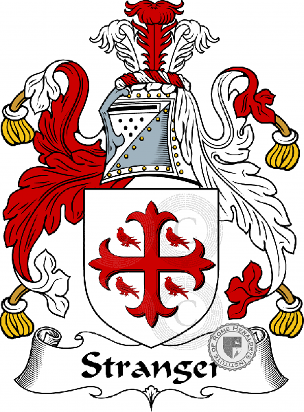 Coat of arms of family Stranger
