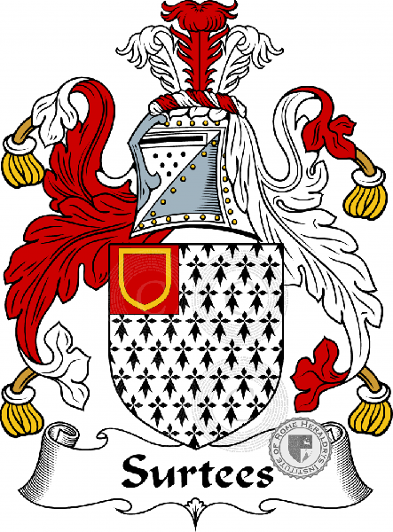 Wappen der Familie Surtees