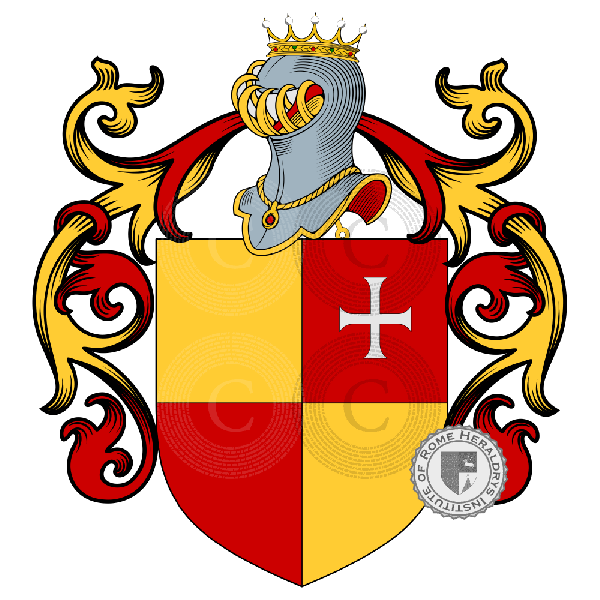 Coat of arms of family Calbo