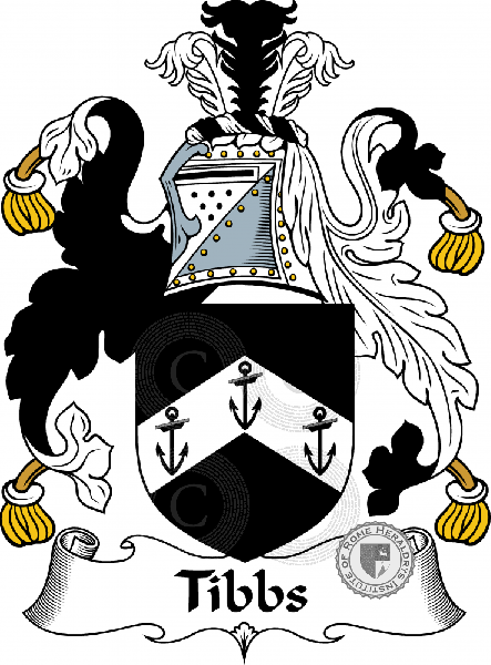 Coat of arms of family Tibbs