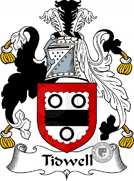 Coat of arms of family Tidwell