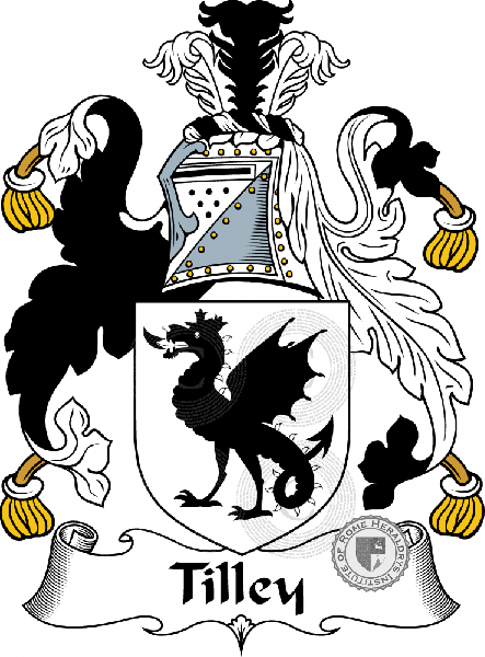 Coat of arms of family Tilley