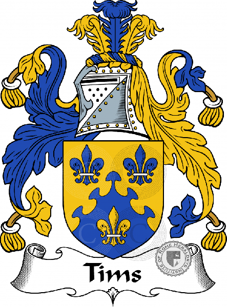 Coat of arms of family Tims