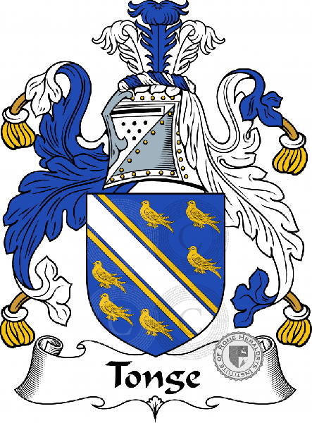 Coat of arms of family Tonge