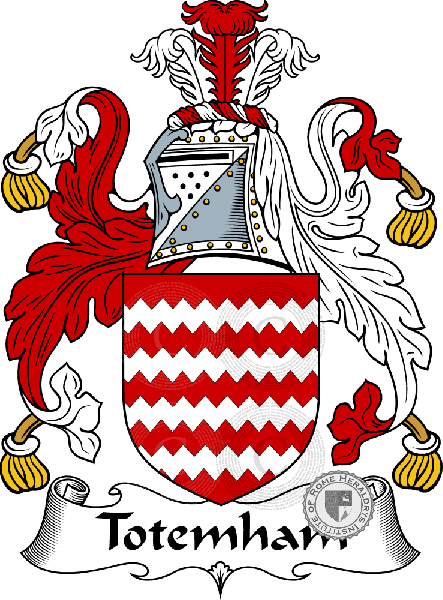Coat of arms of family Totenham