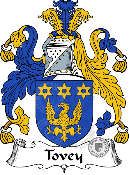 Wappen der Familie Tovey