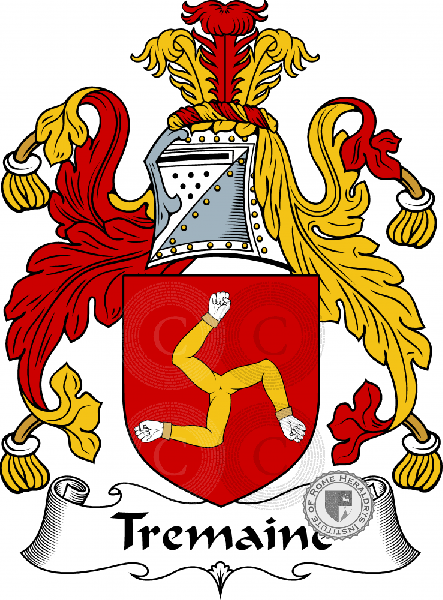 Coat of arms of family Tremaine