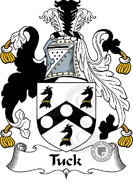 Coat of arms of family Tuck