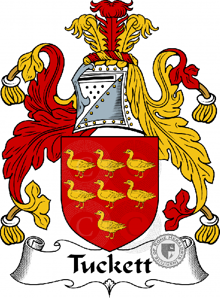 Coat of arms of family Tuckett