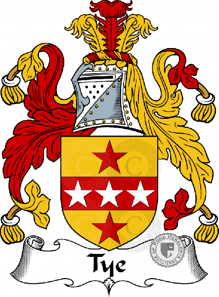 Coat of arms of family Tye