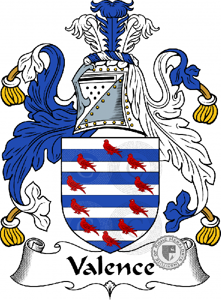 Wappen der Familie Valence