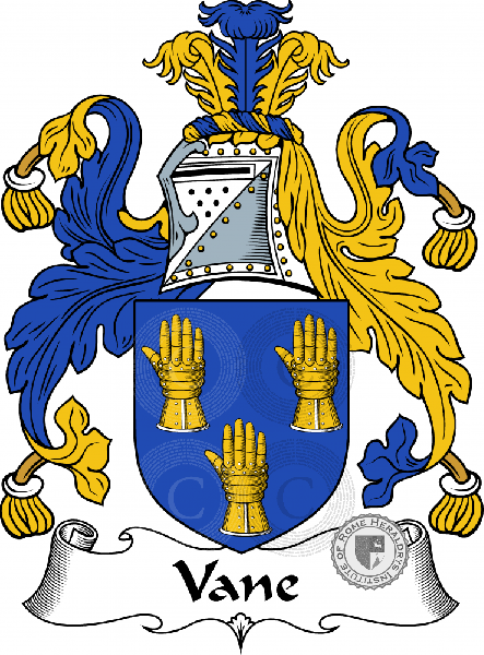 Wappen der Familie Vane