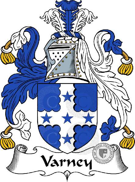 Coat of arms of family Varney