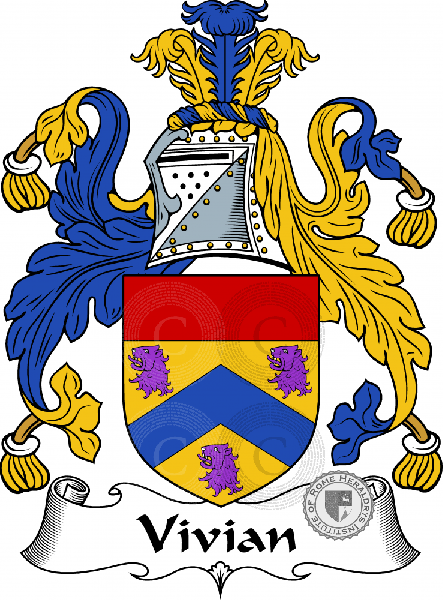 Coat of arms of family Vivian